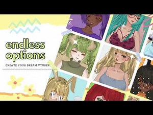 Customizable Vtuber Model V.1 l Showcase