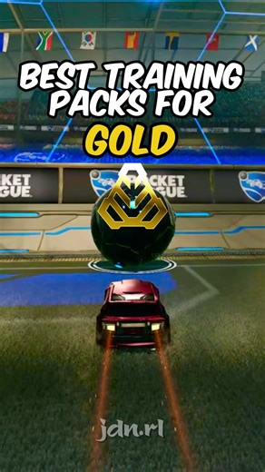 Best training packs for GOLD ⭐️ | #rocketleague #tips #rankup #training #mechanic