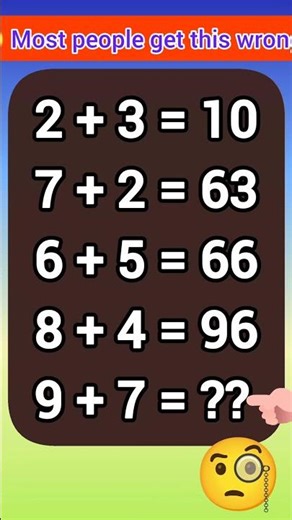 90% Fail This Simple Math Logic! 🧠 | Can You Solve It?