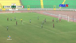 Legon Cities's goal scored by Hans Kwofie . #MaxTV #MaxSports #GPL #GPLwk34 | Max TV
