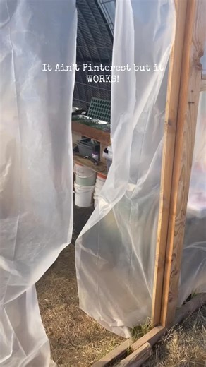 Nothing fancy but I built this. And it does the job. I’m working on turning this land into a profitable farm. And this hoop house was a big step for me! Opening my farm stand this late spring/early summer. But first…I build a barn! Wish me strength.🙏 #farmlife #dirtroad #growing