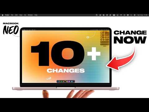 New MacBook Neo? 10+ MacOS Settings You MUST Change!
