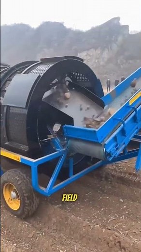 This Machine Cleans Farmland by Removing Stones