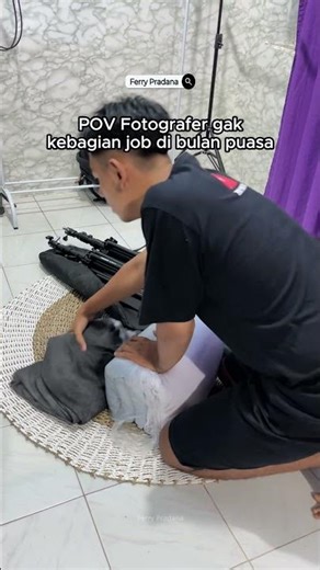 Photographer's POV: Not going to the job section during the fasting month