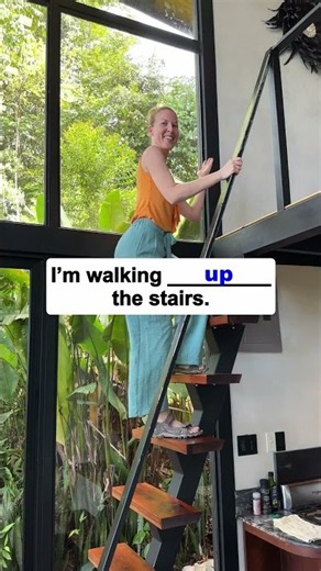 I'm walking ____ the cave! | English Prepositions #prepositions