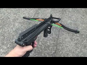 Crossbow PSE噬魂迷你弓弩威力测试安装视频 -微信10862328