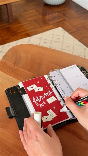 FEBRUARY PLANNER SETUP (Filofax personal) ♥️💌 #filofax