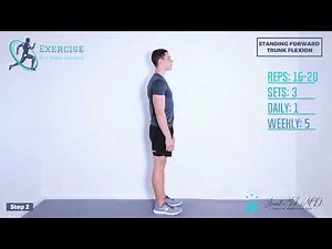 Standing forward trunk flexion