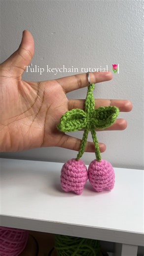 Crochet tulip tutorial 🌷 #fyp #crochetflower #stitchstudi0 #crochet | crochet tutorials