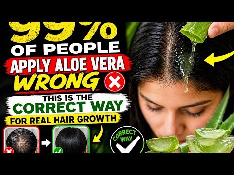 "99% Of People Apply Aloe Vera Wrong — This Is The Correct Way For Real Hair Growth"