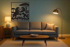 Lions Fight DXF - Laser/waterjet Cut File | DIY Family Project   Wall Art - Etsy Canada