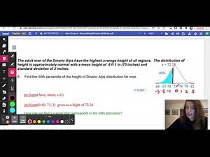How to find a z score with the Ti.Nspire given a percentile