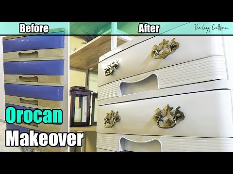 DIY Plastic Drawer Makeover