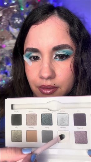 Snow makeup ✨#eyemakeup #makeuptutorial #snowmakeup