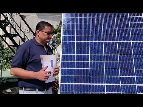 Measuring Critical Electrical Parameters of the Solar Panel