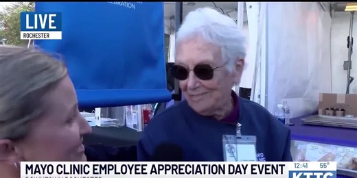 KTTC Live at the Mayo Clinic employee appreciation event