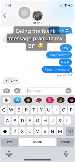Parang he knows me too well 🙄#prankchallenge #prank #couple #tiktokph #joke #messageprank