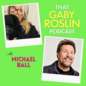 I had so much fun chatting to Gaby Roslin on her brilliant That Gaby Roslin Podcast. You can listen right now! https://podfollow.com/gabyroslin | Michael Ball OBE