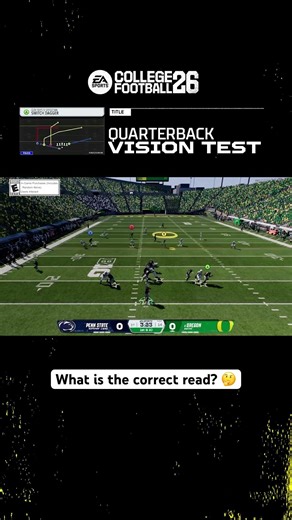 QB Vision Test: Switch Dagger #CFB26