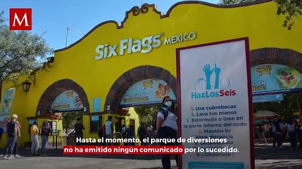 Six Flags México: juego mecánico Medusa tiene aparente falla
