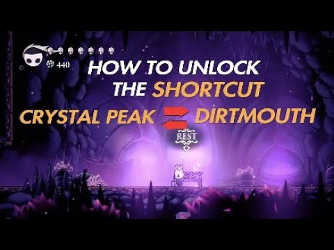 Hollow Knight - Hidden Entrance to Crystal Peak/Dirtmouth