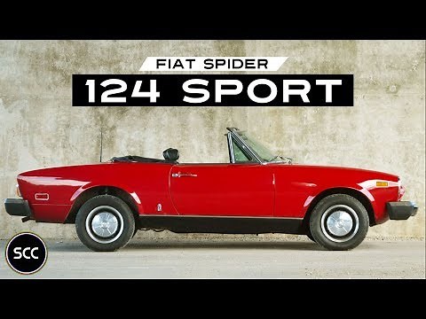 FIAT 124 SPORT SPIDER 1968 - Modest test Drive - Engine sound | SCC TV