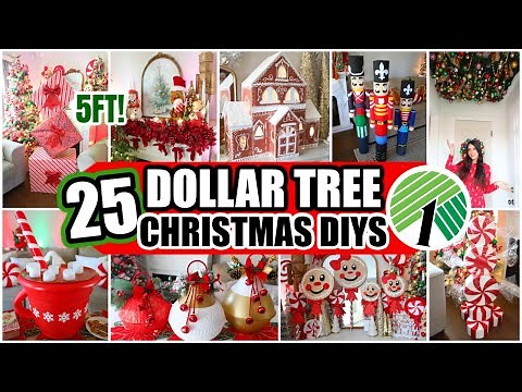 25 *BEST* Dollar Tree Christmas DIYS for 2025 that don't look cheap!