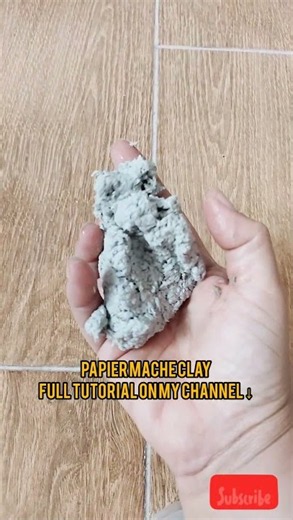 Papier Mache Clay | Easy DIY Decoration Clay