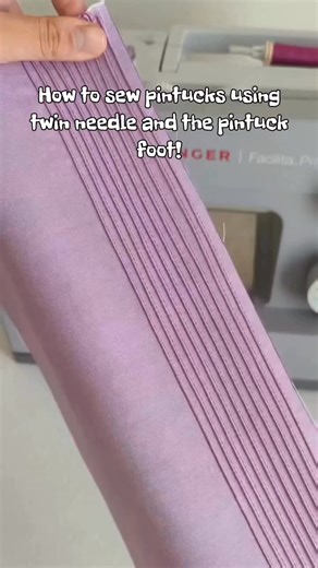 "Creating pintucks has never been easier! Works on tabletop sewing machines only! Get it here: https://alimcart.com/products/tabletop-pintuck-foot With our Pintuck Foot and Twin Needle, you can make stunning, evenly spaced pintucks in no time! IT WORKS ON TSEWINGABLETOP ZIGZAG MACHINES ONLY! We’re passionate about bringing you top-quality tools that help you achieve professional results.. Get the best and elevate your sewing skills today!" | Sharon Green