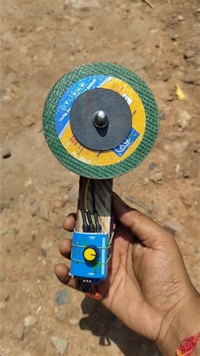 🛠️ DIY Powerful BLDC Motor Angle Grinder! ⚡#DIY #BLDCMotor #AngleGrinder