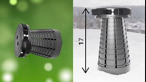 ABC Portable Collapsible Stool for Adults. Black Collapsible Telescoping Stool with Load Capacity 400lbs. Portable Folding Stools for Adults. Retractable Stool for Adults for Camping, Fishing, BBQ