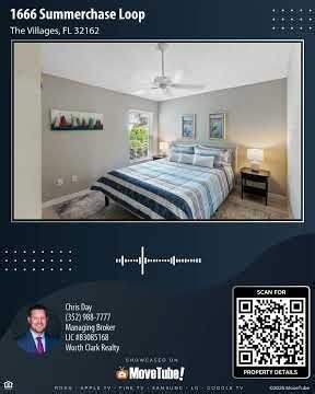 1666 Summerchase Loop, The Villages, FL 32162 | 2 Bedroom Townhome For Sale