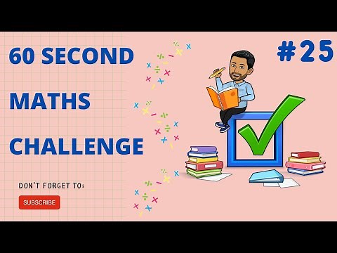Maths Blast Challenge: Can You Solve the Ultimate Math Puzzle in 60 Seconds? #25