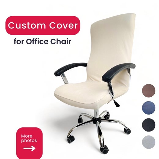 Custom Office Chair Slipcover – Stretch Spandex Protector for Swivel Chair, Washable Cover for Home and Work Desk Use - Etsy Australia