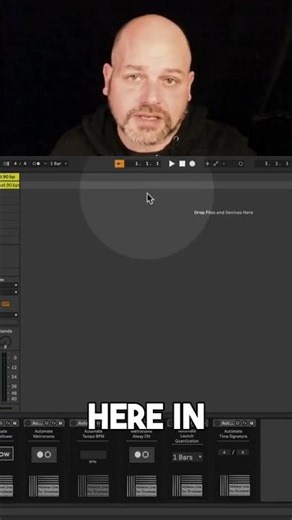Ableton Metronome Automation: Top Bar Controls Explained! #shorts