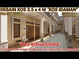 3.5 X 4 M 2-STOREY BOARDING HOUSE DESIGN "STUDENTS' DREAM" || Gathering Room, En-suite Bathroom, ...