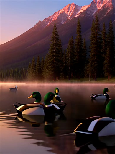 Canadian ducks are built different 🇨🇦🦆 #canada #ducks #nature #animals #funnyanimals #aivideo #wildlife