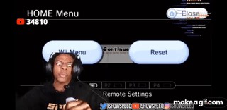 IShowSpeed spits and sucks on a controller💀📸 on Make a GIF