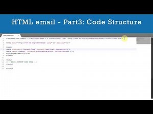 How To Create HTML emails - Part 3: Doctype, Structure, Meta Data