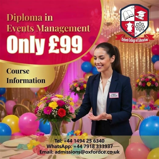 Diploma in Events Management