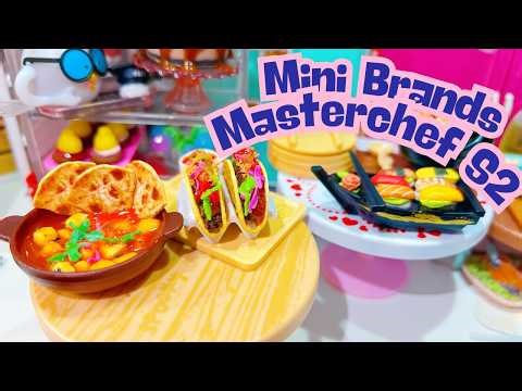 *NEW MINI BRANDS MASTERCHEF International - Series 2 * - Haul Unboxing