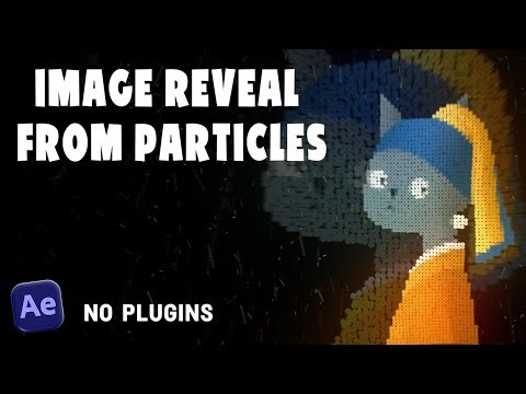 Image or Logo Reveal from Particles in After Effects | CC Ball Action Tutorial (no Plugins)