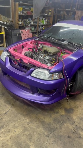 107K views · 6.5K reactions | Bimbo Barbie Bihh V8 Swap . . . . #Ford #Mustang #newedge #sn95 #usdm #classic #musclecar #drift #driftbuild #driftcar #ponycar #mustangdrift #slide #newedgeislife #driftamerican #scotidi #synergy #kbd #bodykit | Prestanium | Facebook