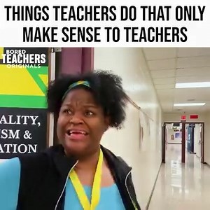 As a teacher, there are some things we just get. To outsiders, they might seem a little... strange. But to us? It’s just part of the job. 🙃 Catch Leslie Rob on the Bored Teachers Comedy Tour, coming to a city near you! Tickets here: https://www.boredteachers.com/comedy-tour | Bored Teachers