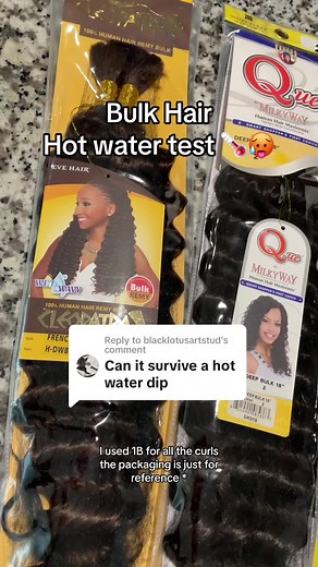 Hot Water Testing on Bulk Hair | Loose Curls Tutorial