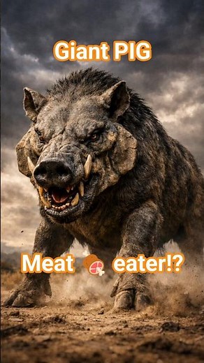 Entelodon: The Prehistoric “Terminator Pig” That Ruled the Oligocene #animals #wildlife #prehistoric