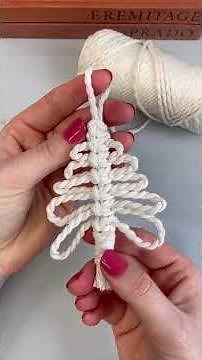 🎄 Tannenbaum knüpfen – kostenlose Makramee-Anleitung