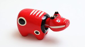 Akabeko Cow - Japanese Folk Toy