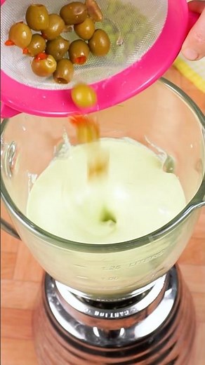 Creamy olive sauce with the secret that makes any meal irresistible #recipe #recipes