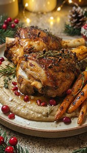 💾Save this recipe for later HERE ⤵️ Χοιρινά Κότσια στη γάστρα με πουρέ μελιτζάνας που λιώνουν στο στόμα!! Υλικά 4 χοιρινά κότσια (800 γρ. Το καθένα) Αλάτι Πιπέρι Καπνιστή πάπρικα — ελαιόλαδο 2 μεγάλα κρεμμύδια Καρότα 4 σκελίδες σκόρδου 330 μλ μαύρη μπίρα — 3 κ.σ. ελαιόλαδο 3 κ.σ. μουστάρδα 1 κ.σ. μέλι 1 σκελίδα σκόρδου Χυμό από 1/2 λεμόνι Χυμό από 1 πορτοκάλι 1 κ.γ. αλάτι 1 κ.γ. ρίγανη Δενδρολίβανο Εκτέλεση: Πλύνε τα κότσια και ταμπόναρέ τα πολύ καλά με χαρτί κουζίνας. Πασπάλισέ τα από όλες τις